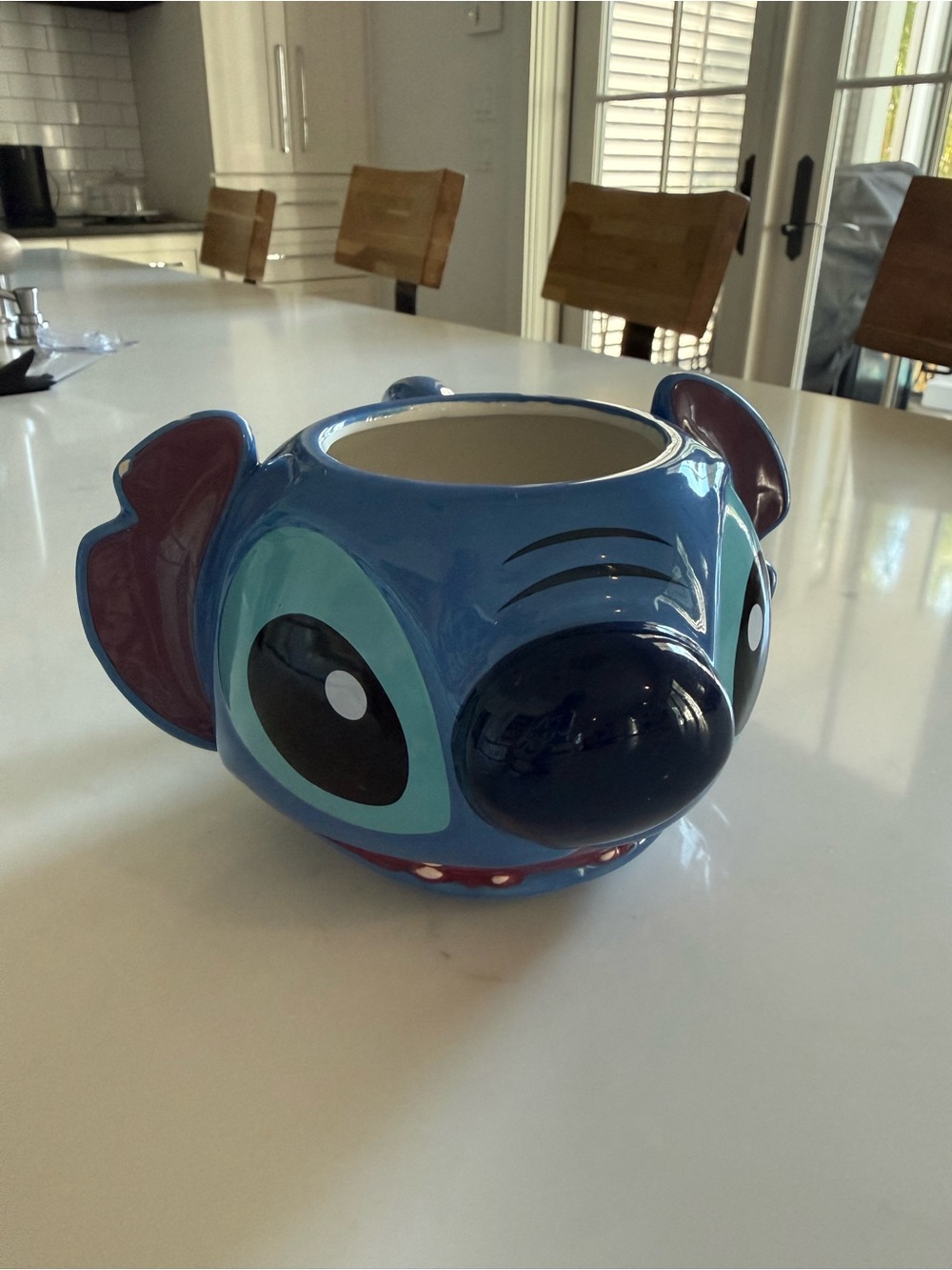 Disney Stitch Ceramic Planter in Blue